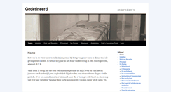 Desktop Screenshot of gedetineerd.com